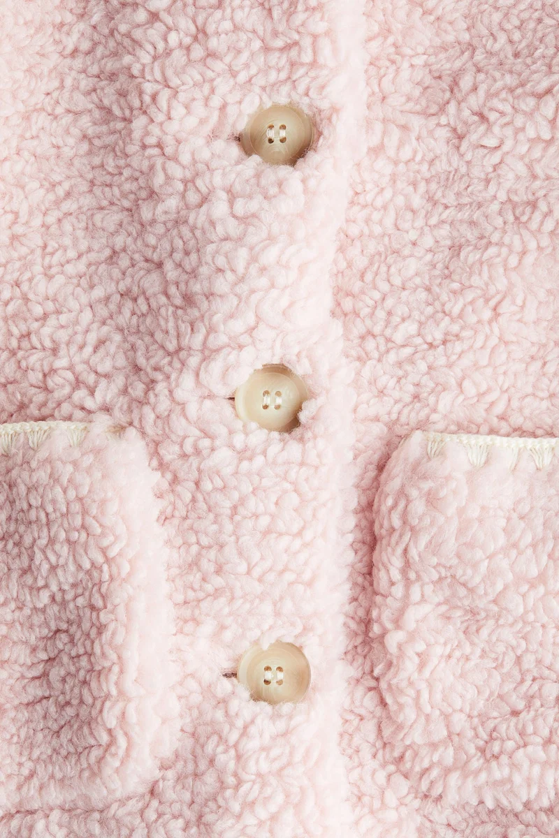 H&M A-line teddy jacket