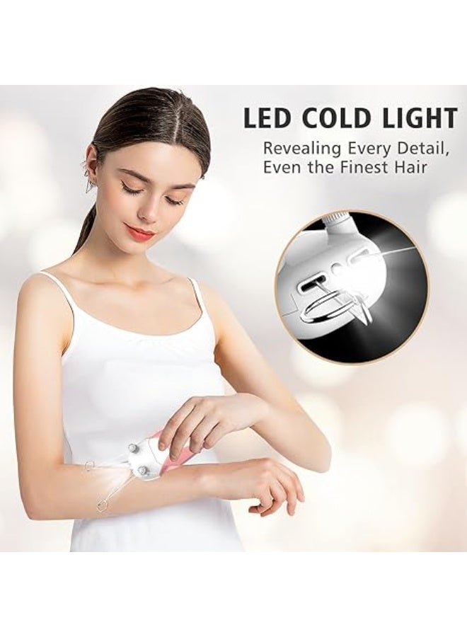 أوشيما جهاز فتلة كهربائي لإزالة شعر الوجه للنساء - ماكينة خيط قطني قابلة للشحن عبر USB للشفاه والذقن - إزالة شعر بدون ألم، تتضمن خيط قطني وبودرة اللؤلؤ - Image 3