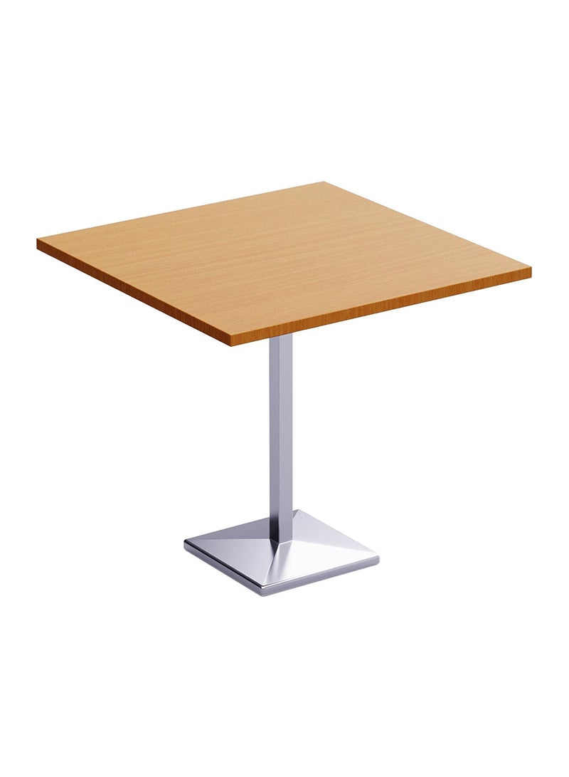 Mahmayi Barra 500X500E-120 4 seater Square Base H105 Bar Table Light Walnut  - Image 1