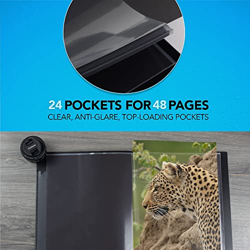 Itoya Original Art ProFolio A3 Art Portfolio Binder with Plastic Sleeves and 48 Pages - Presentation Book Portfolio Folder for Artwork with Clear Sheet Protectors - Portfolio Book for Art Display - Image 4