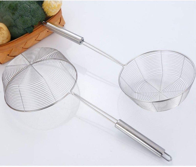 Generic Spider Skimmer Strainer with Long Handle, Stainless Steel Kitchen Tool .SG - Image 1