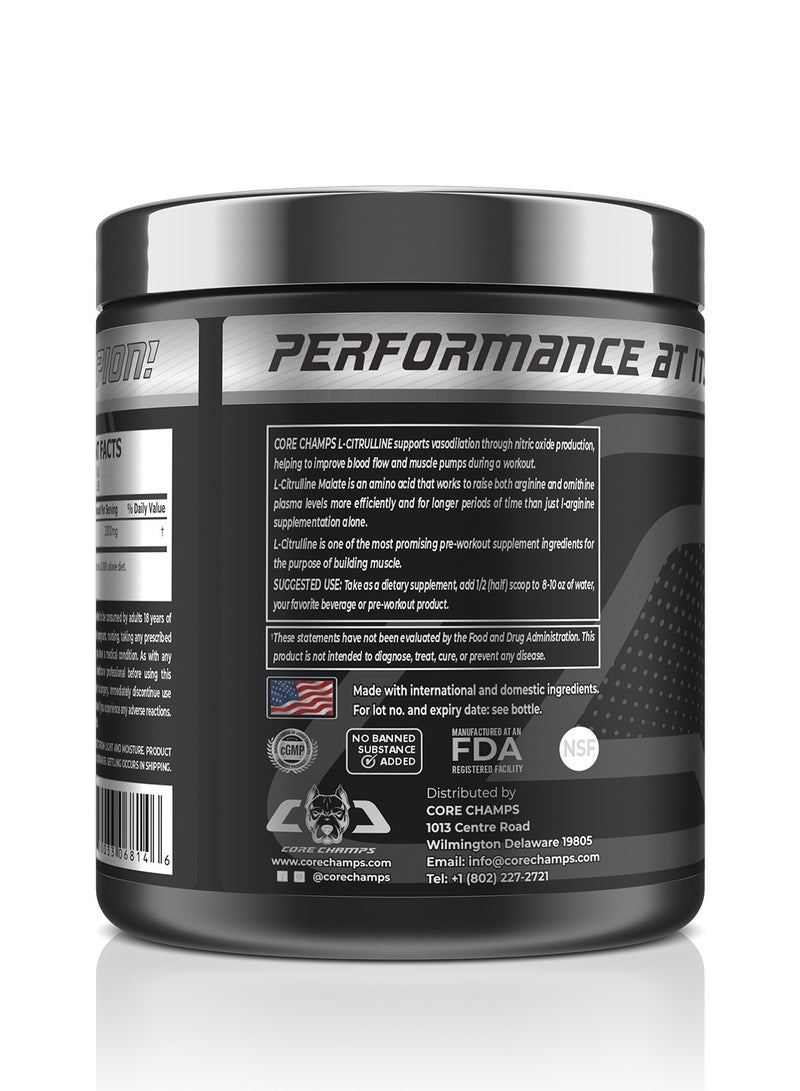 CORE CHAMPS L-Citrulline Dietary Supplement 180 Grams 90 Servings - Image 2