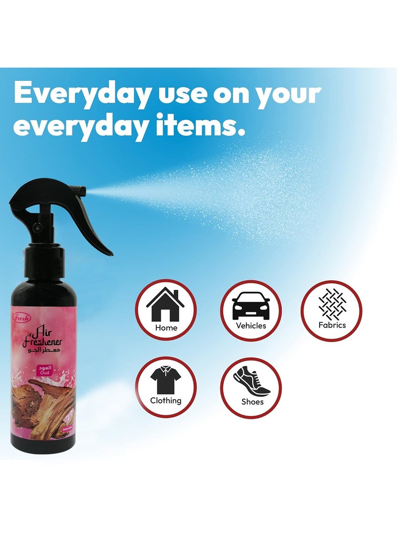 Fresh Air Freshener Spray 150ml -  Long Lasting High Quality OUD Air Freshener Home and Car - Image 4