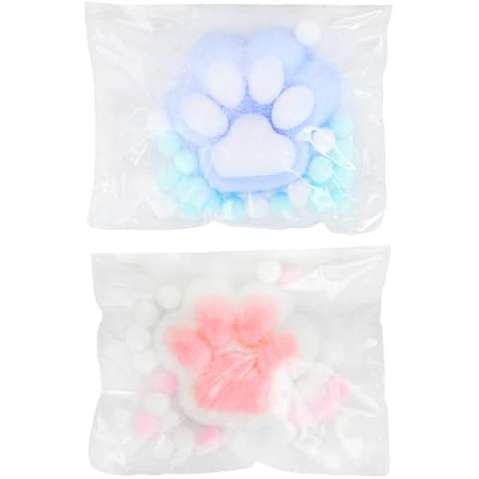 SOTOGO 2 Pieces Cat Squeeze Toys Stress Relief Squishies Animal Fidget Toys PVC Sensory Toys Family Squishy Toys - Image 1
