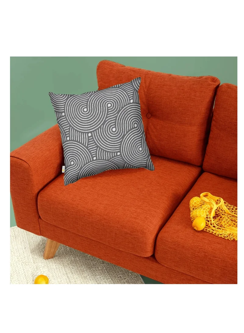 Donetella Decorative Embroidered Cushion Cover Multicolour 45x45Cm (Without Filler)