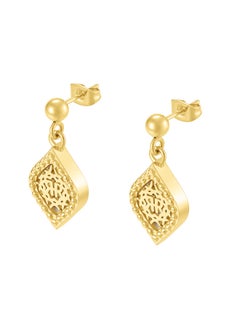 CERRUTI 1881 Esmeralda Gold Plated Mop Crystals Earrings  - Image 2