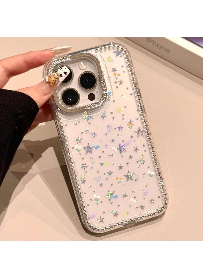 NIBEMINENT Flash Diamond Star Protective TPU Case Cover For iPhone 16 - Image 2