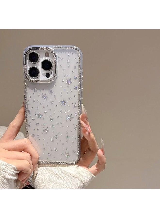NIBEMINENT Flash Diamond Star Protective TPU Case Cover For iPhone 16 - Image 1