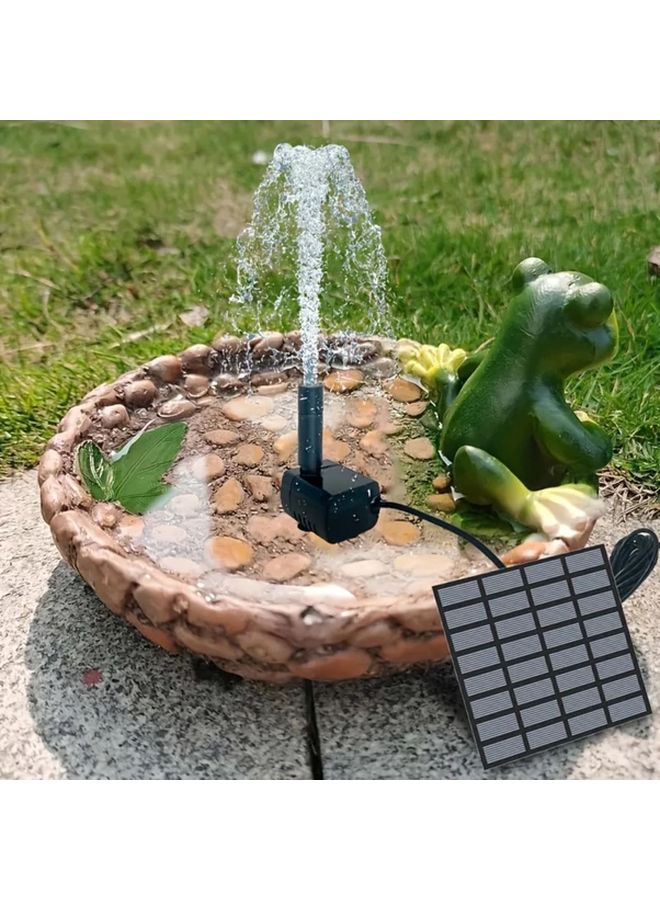 Solar Fountain For Outdoor Pond Pump Enhances Backyard Patio Balcony Decor - Image 5
