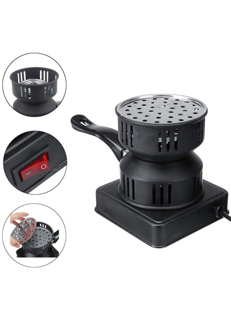 ELTRAZONE Portable Electric Charcoal Starter | Quick Fire Burner for Hookah, BBQ  More | Removable Handle  Porcelain Coating for Efficient Coal Heating and Easy Use - Image 5