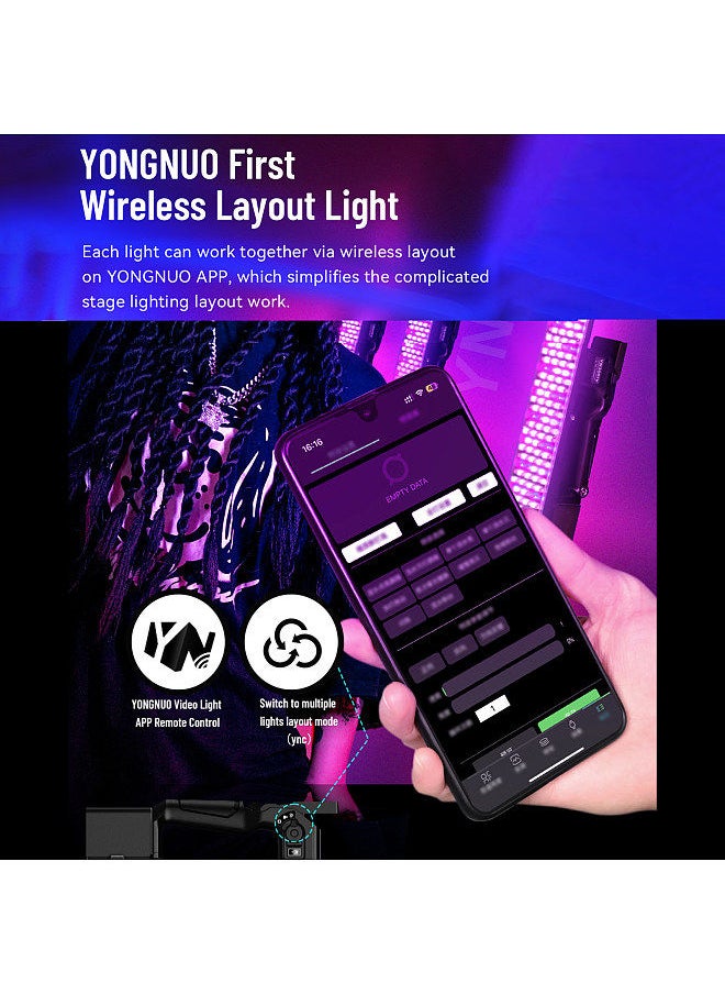 YONGNUO - YONGNUO YN360IV Handheld RGB Video Light LED Fill Light Stick - Image 1