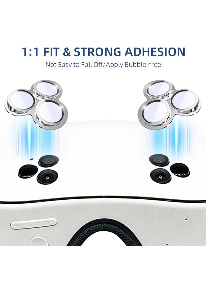 7 in 1 Silicone Protective Cover Set for Meta Quest3S VR Anti-fall Light-blocking Face Mask Controller Grip Caps Kit - Image 2