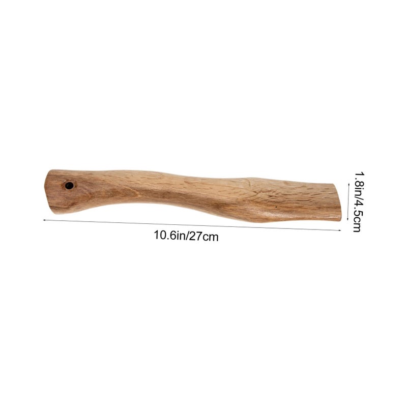 Wooden Axe Handle Replacement Grip for Standard Axes Sturdy Ergonomic Design - Image 3