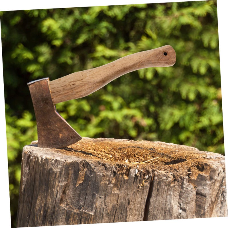 Wooden Axe Handle Replacement Grip for Standard Axes Sturdy Ergonomic Design - Image 4
