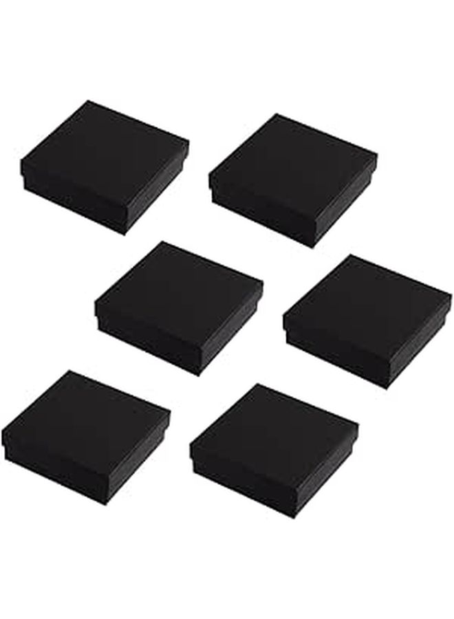 6 Pack Small Jewelry Boxes For Earring Storage And Men Organizer Case - Image 1