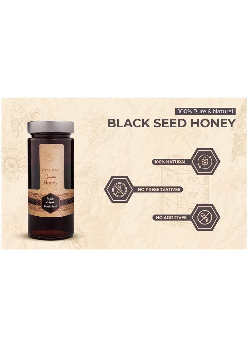 Black Seed Pure Raw Natural Honey 400g