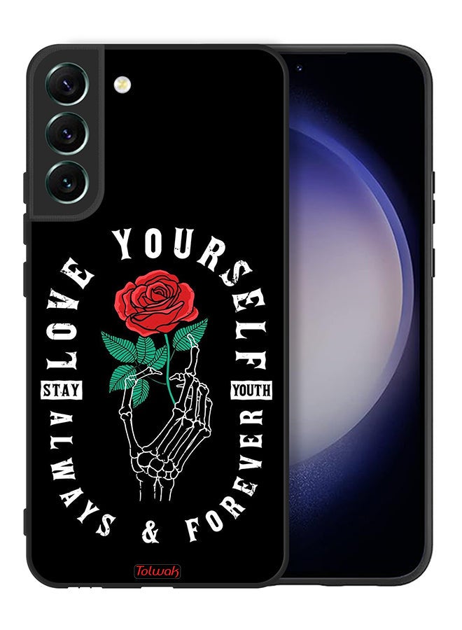 Tolwak Samsung Galaxy S22 Plus 5G Protective Case Cover Love Yourself Always - Image 2