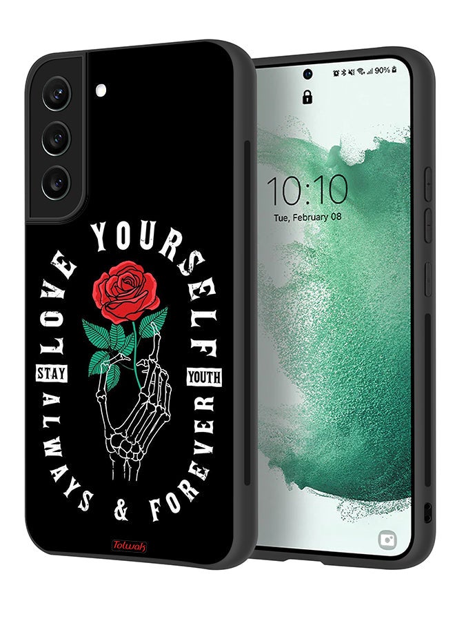 Tolwak Samsung Galaxy S22 Plus 5G Protective Case Cover Love Yourself Always - Image 1
