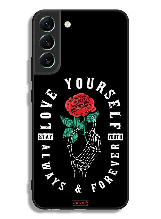 Tolwak Samsung Galaxy S22 Plus 5G Protective Case Cover Love Yourself Always - Image 3