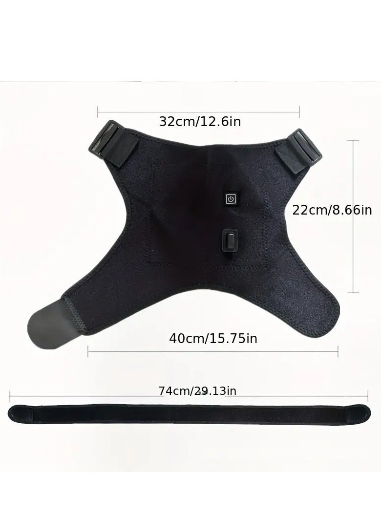 Generic Shoulder-Heating-Pad-Heated-Wrap - 3 Heat Levels Heating Pad for Shoulder Pain for Men Women Frozen Shoulder Pain Relief - Image 4