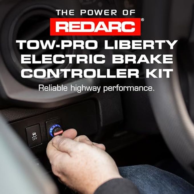 REDARC Tow-Pro Liberty Electric Trailer Brake Controller Kit, Toyota Land Cruiser, Sequoia, 4Runner, Tundra, Tacoma, Proportional Braking, Plug And Play, 12V Compatible, Tow Rv, Camper, Trailer, Boat - Image 2