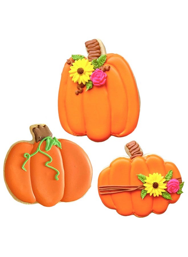 Ann Clark Cookie Cutters Halloween & Thanksgiving Pumpkin Patch Cookie Cutters 3-Pc. Set Made in USA by Ann Clark  - Image 3