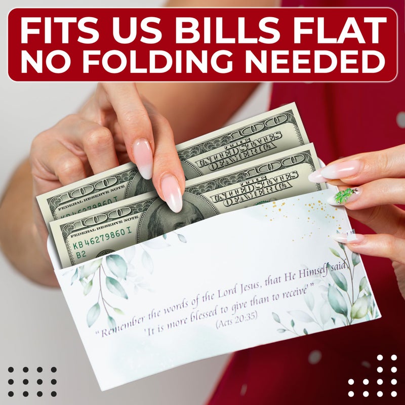 Granatan Church Offering Envelopes, 200 Count Cash and Tithing Envelopes Church for Donations - Image 3