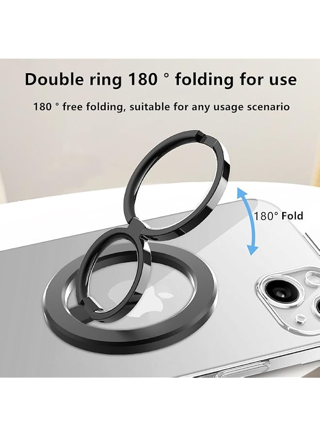 S-TOP Magnetic Ring Grip, Phone Holder?Removable Gym Moblephone stand for iPhone 16/15/14/13/12/ Series Magnetic Case All Phones Compatible with Car Mount - Image 3