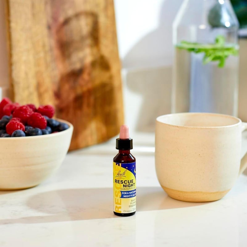 Rescue Night Dropper Aid a Natural Nights Sleep Bach Original Flower Essences EasytoUse 20ml Dropper Help Switch Off Repetitive Thoughts for Restful Sleep - Image 4