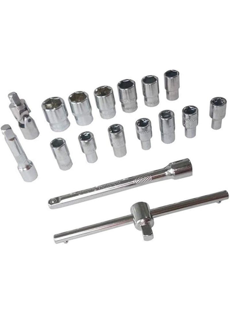 GGOOT Hand Tool Screwdriver Set 46 Pieces ratchet 1/4 inch scredriver set metric Torque Spanner Wrench socket set car repair tool kits Hardware Tool Kits Tool Kit - Image 2
