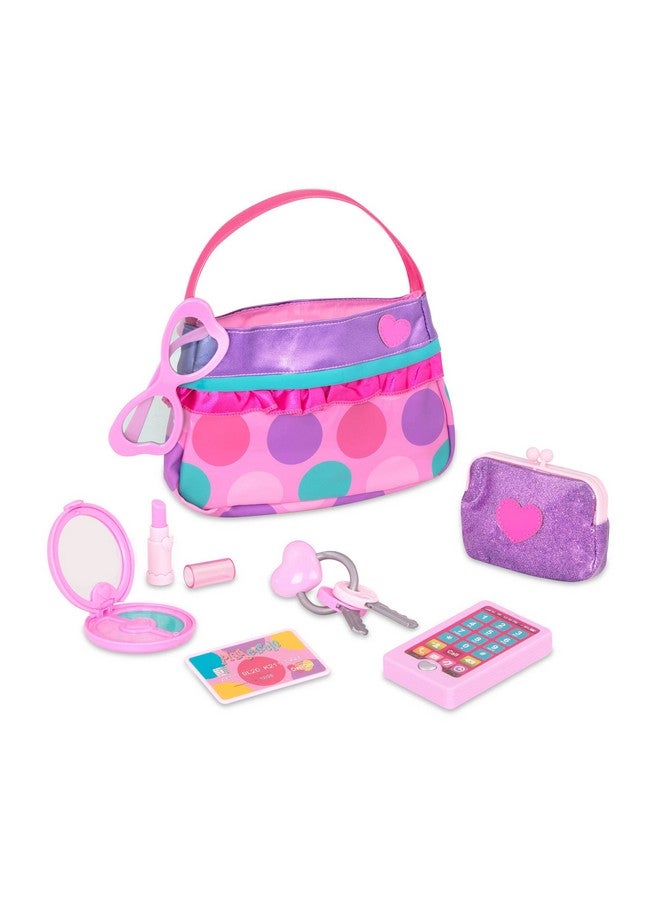 BATTAT Battat- Play Circle- Makeup & Beauty Set - Dress Up Fashion Accessories - Pretend Play- Toys For Kids- Princess Purse Set- 3 years +  - Image 1