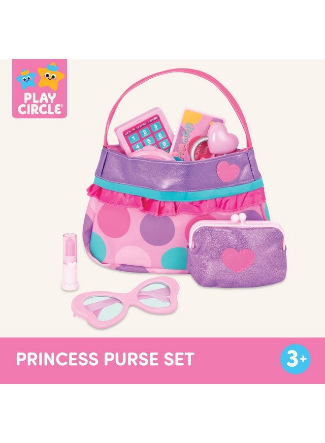 BATTAT Battat- Play Circle- Makeup & Beauty Set - Dress Up Fashion Accessories - Pretend Play- Toys For Kids- Princess Purse Set- 3 years +  - Image 5