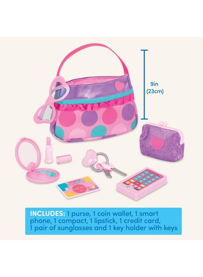 BATTAT Battat- Play Circle- Makeup & Beauty Set - Dress Up Fashion Accessories - Pretend Play- Toys For Kids- Princess Purse Set- 3 years +  - Image 4