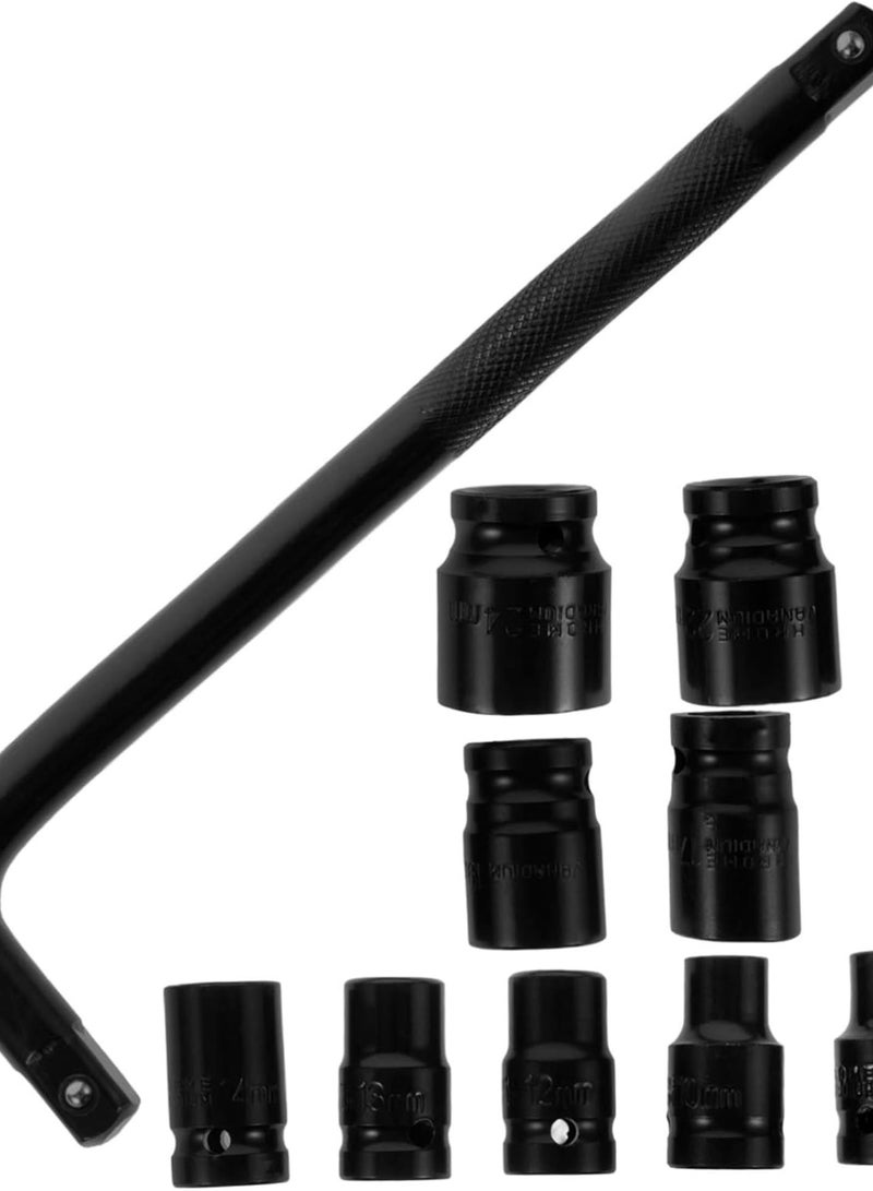 GGOOT 1Set Electric Wrench Socket Extended Hexagonal Wrench for Automotive Repair Versatile Hardware Tool for Tight Spaces Efficient Fastening and Loosening - Image 1