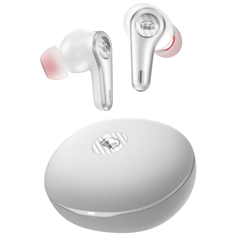 Monster Clarity 80 Hybrid Active Noise Cancelling Wireless Earbuds 42dB inEar ANC Earphones Deep Bass with 6 Mics Bluetooth 52 50H Play Time with Wireless Charging Case - Image 2