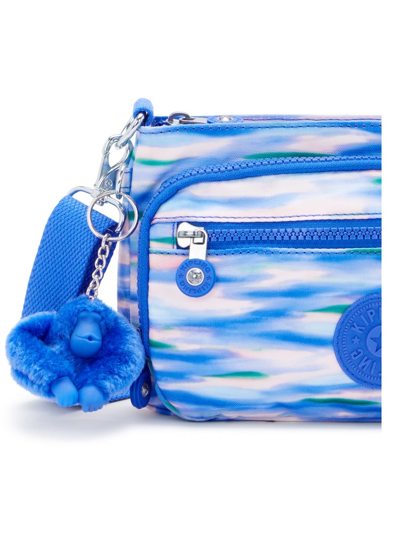 kipling - Milos Up Small shoulderbag (with removable strap)Diluted Blue-I6603TX9 - Image 1