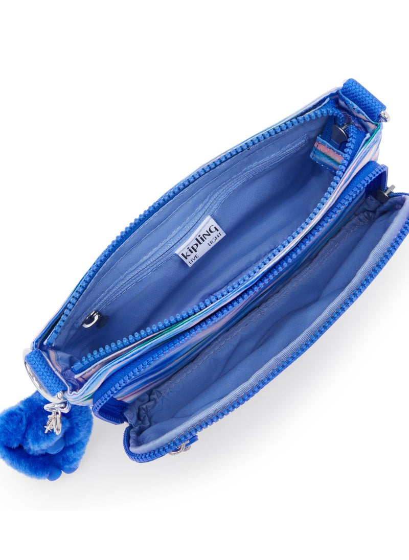 kipling - Milos Up Small shoulderbag (with removable strap)Diluted Blue-I6603TX9 - Image 1
