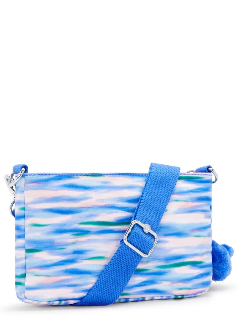 kipling - Milos Up Small shoulderbag (with removable strap)Diluted Blue-I6603TX9 - Image 1