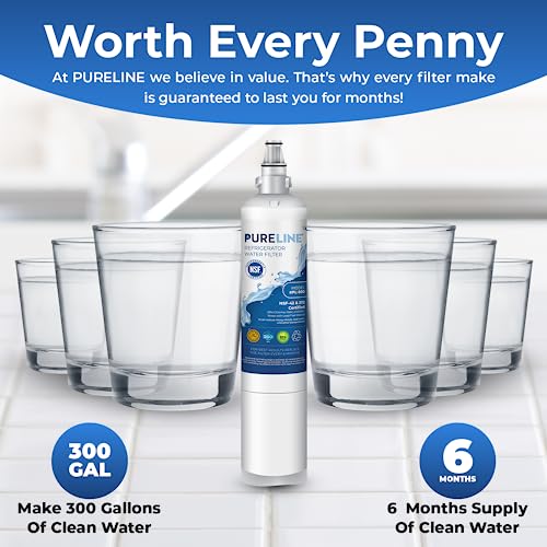 Pureline EDR5RXD1, 4396508 Replacement for Whirlpool 4396508, EDR5RXD1, EveryDrop Filter 5, Refrigerator Water Filter - Reduces Bad Taste & Odor - Image 5
