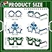 Harrycle 32 Pcs Football Party Decorations Touchdown Paper Glasses Frame Its Game TIME Photo Booth Props Eyeglasses for Sports Football Theme Birthday Baby Shower Favors Supplies - Image 4