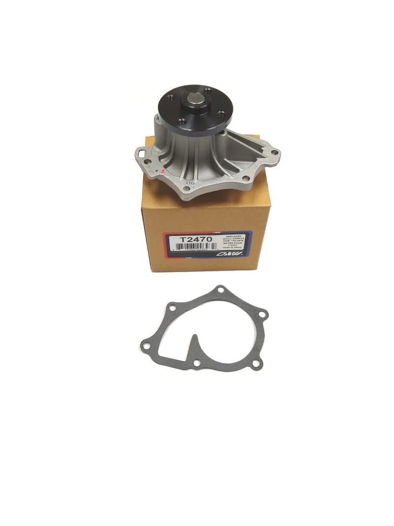 OAW T2470 Engine Water Pump for Toyota, Scion TC & Pontiac Vibe with 2.4L 2AZFE 2001-2013