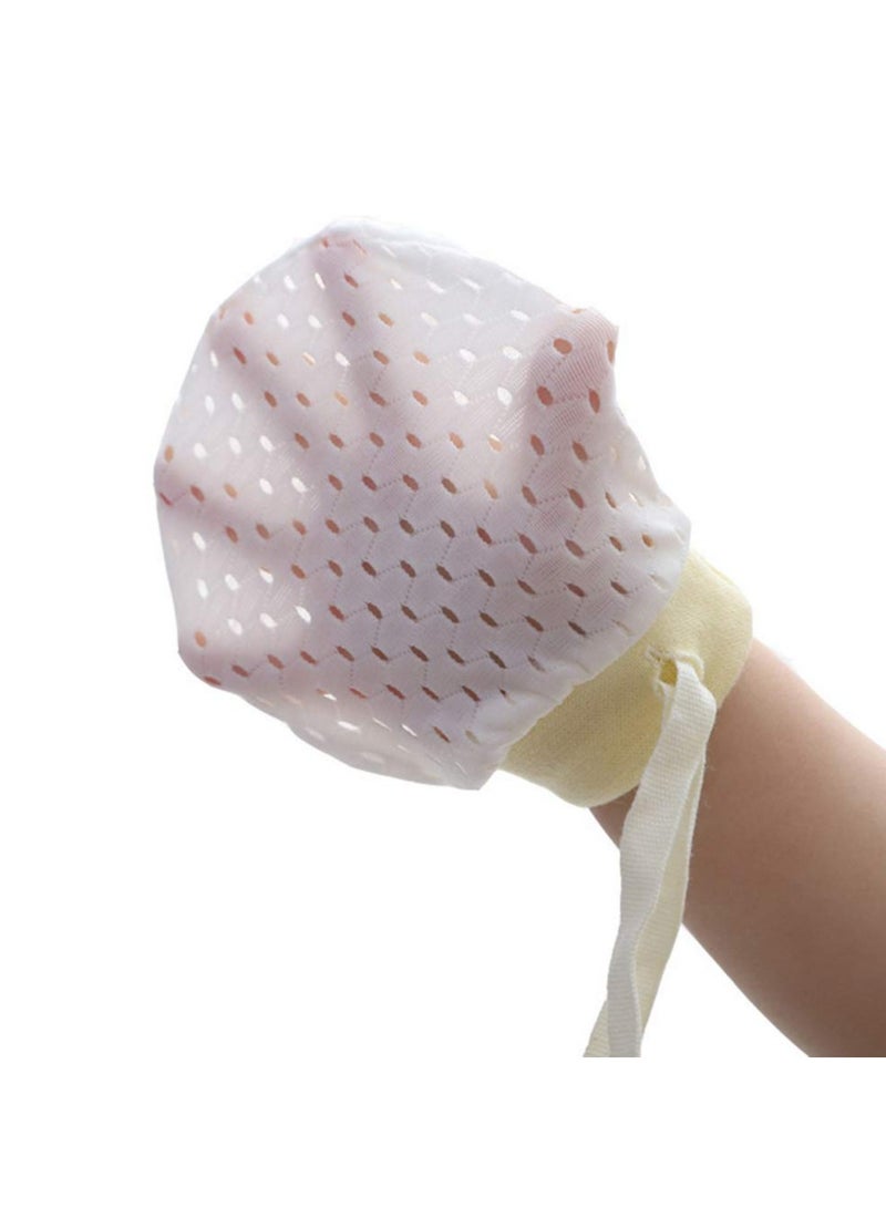 Oasisgalore Pack of 6 Baby Mesh Gloves Cotton No Scratch Mittens for Unisex (3Colors/0-12Months)  - Image 4
