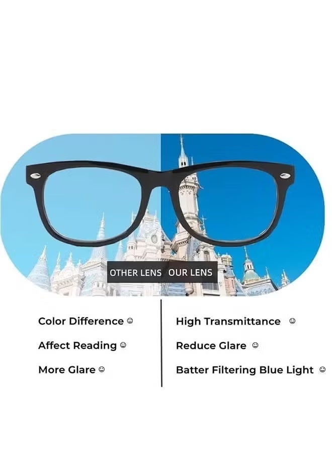 جيكومو نظارات حجب الضوء الأزرق للأطفال 2 قطعة، نظارات مرنة من السيليكون للأولاد والبنات من عمر 2-8 سنوات، نظارات ألعاب مضادة للضوء الأزرق - Image 4