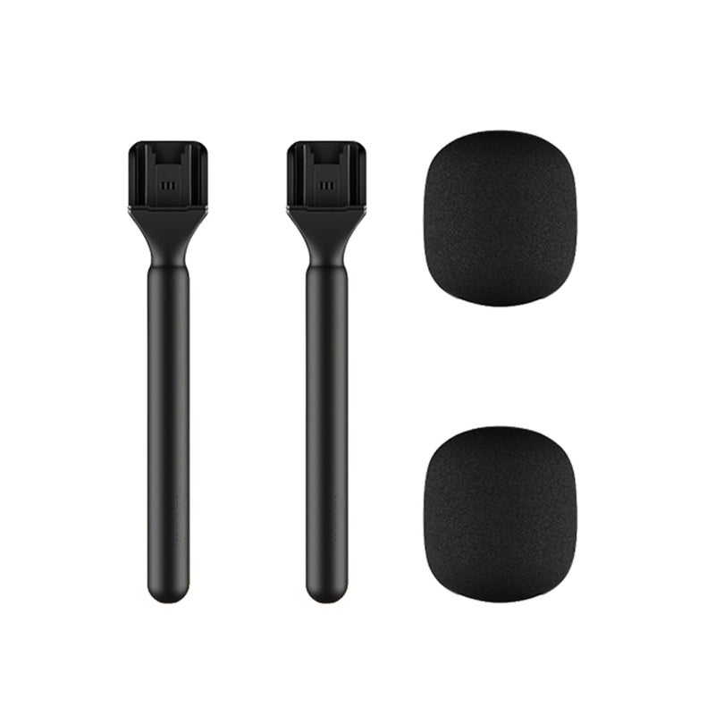 PDEEY Microphone Holder fit for DJIHollylandRodeMovo Wireless Mic Stand Handheld Stick 2Pack - Image 2