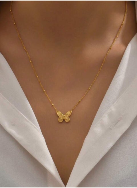 Elegant 18k Gold Plated Necklace For Women