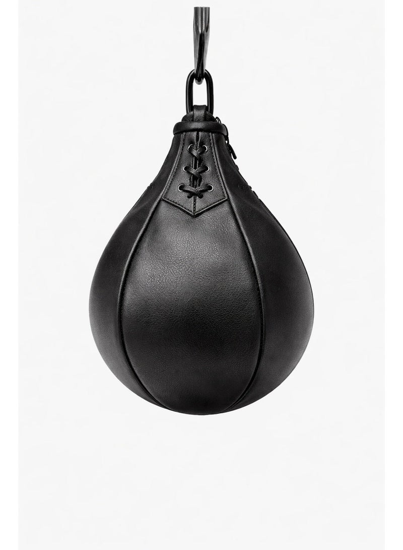 Raion Dominion™ SpeedCore Speed Bag 17x23cm for Boxing & MMA Training – Professional Punching Reflex Bag – Black - Image 1