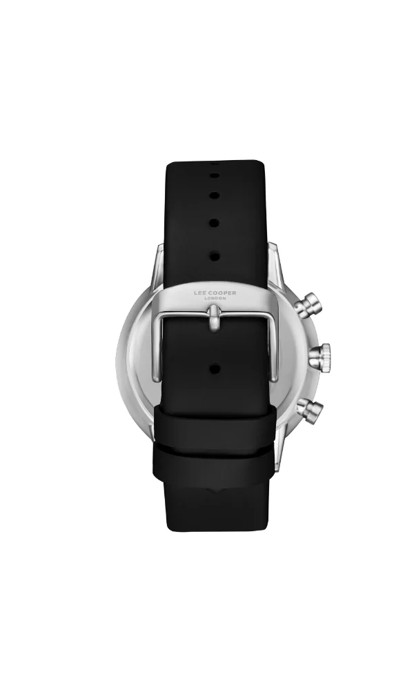 Lee Cooper LEE COOPER LC08043.331 Men's Multi Function Display Watch & Leather Strap Black