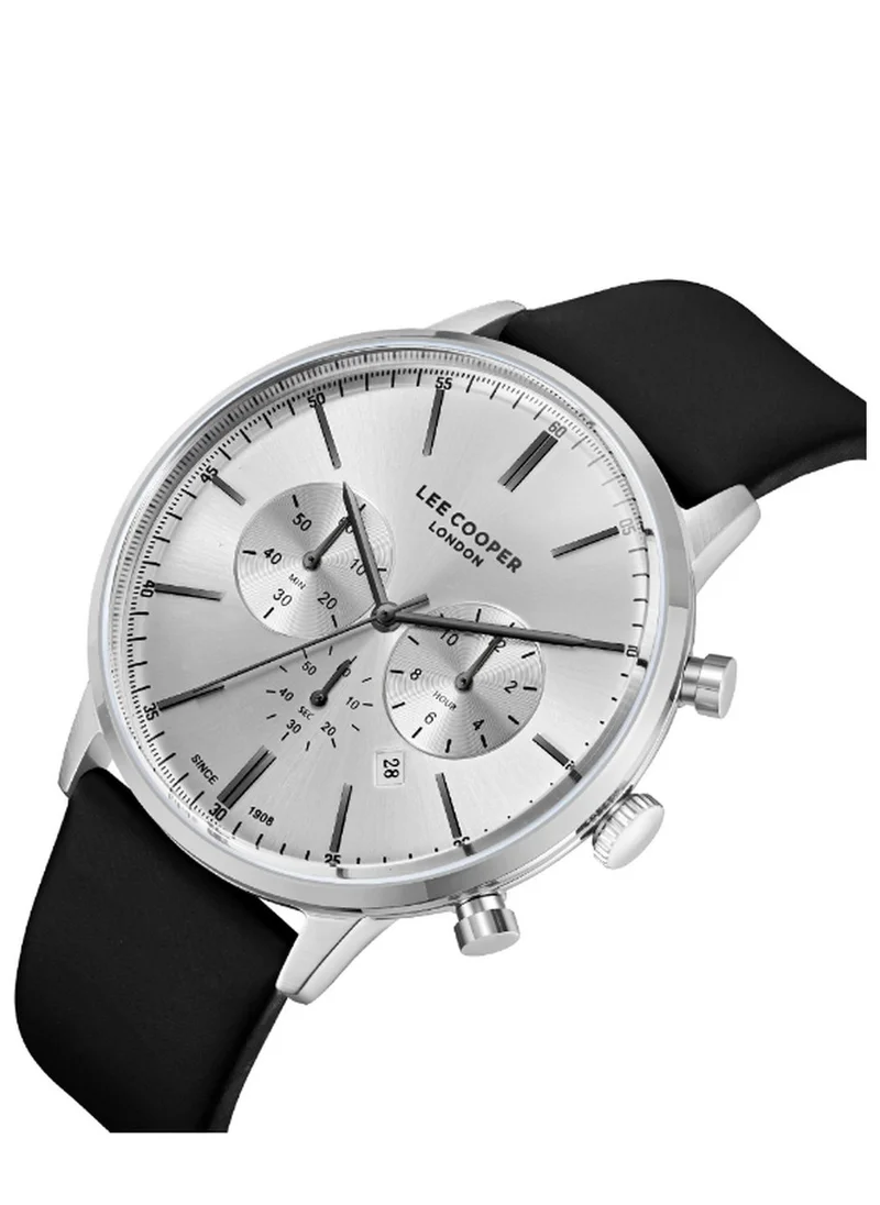 لي كوبر LEE COOPER Men Multi Function Silver Dial Watch - LC08043.331