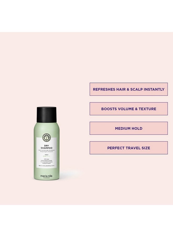 Maria Nila Maria Nila Dry Shampoo, 91 ml / 2.4 oz, Freshens up Greasy Hair, Adds Volume to Fine Hair, 100% Vegan & Sulfate/Paraben free  - Image 2