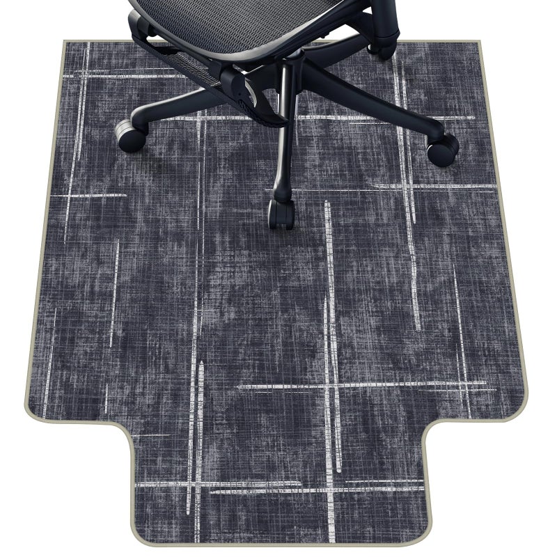 Lreedy Office Chair Mat for Hardwood Floor & Tile Floor,36"X 48" Heavy Duty Desk Chair Mat for Hard Floors, Under Desk Rug for Rolling Computer Chair,Anti Slip,Low Pile Carpet Protector-Convex - Image 1